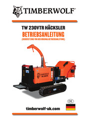 Timberwolf TW 230VTR Betriebsanleitung