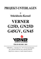 Verner G25D Projekt-Unterlagen