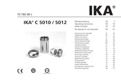 IKA C 5010 Betriebsanleitung
