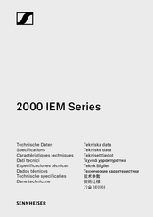Sennheiser SR 2000 IEM Technische Daten