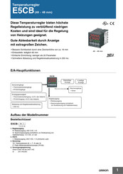 Omron E5CB series Bedienungsanleitung