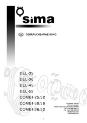 Sima COMBI-36/52 Gebrauchsanweisung