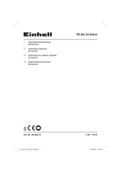 EINHELL TE-AC 24 Silent Originalbetriebsanleitung