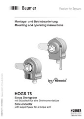 Baumer HOGS 75 Montage- Und Betriebsanleitung
