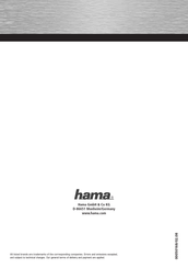 Hama CC 825L Bedienungsanleitung