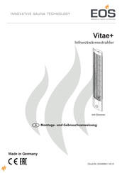 Eos Vitae+ Montage- Und Gebrauchsanweisung