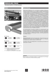 Stobag PERGOLINO P3000 Bedienungsanleitung
