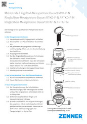 Zenner RTKP-N Montageanleitung