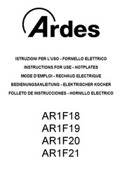 ARDES AR1F20 Bedienungsanleitung