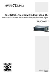 mundoclima MUCM-W7 Installationshandbuch