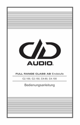 DD Audio C4.100 Bedienungsanleitung