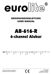 EuroLite AB-616-R Bedienungsanleitung