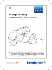 SCHUBERTH F300 Montageanleitung