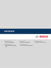 Bosch VLS 3132 H Erstinbetriebnahme