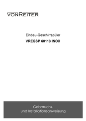 VonReiter VREGSP 60113 INOX Gebrauchs- Und Installationsanweisung