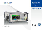 SIGLENT SDG1000X Serie Schnellstart