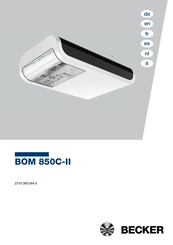 Becker BOM 850C-II Handbuch