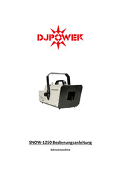djpower SNOW-1250 Bedienungsanleitung