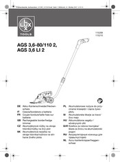 Lux Tools AGS 3,6-80/110 2 Originalbetriebsanleitung