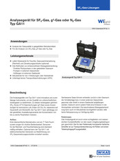WIKA WEgrid GA11 Datenblatt
