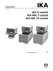 IKA HBC 5 control Betriebsanleitung