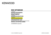 Kenwood KDC-BT48DAB Bedienungsanleitung
