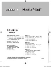 Belkin MediaPilot Benutzerhandbuch