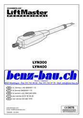 LiftMaster LYN300 Serie Montageanleitung