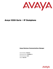 Avaya 1230 Handbuch
