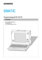Siemens PG 740 PII Handbuch
