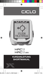 Ciclo HAC 1.1 SPD Kurzanleitung