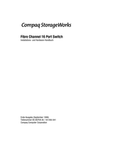 Compaq StorageWorks Installations- Und Hardware-Handbuch