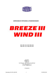 Brano BREEZE III Servicehandbuch