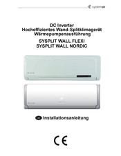 SystemAir SYSPLIT WALL NORDIC Serie Installationsanleitung