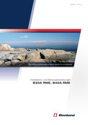 Bentone B40A RME Installations- Und Wartungsanweisungen