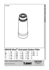 Grohe Blue 40 547 Installationsanleitung