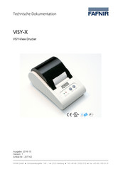 fafnir VISY-X System Technische Dokumentation