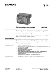 Siemens LMO64.300B2 Handbuch