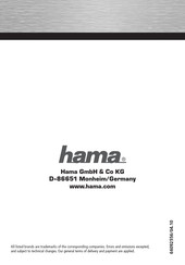 Hama AH28 Bedienungsanleitung