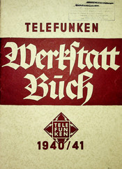 Telefunken 076 GWK Werkstatt-Buch