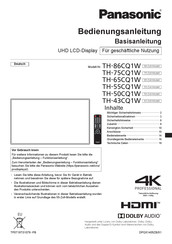 Panasonic TH-75CQ1W Bedienungsanleitung