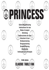 Princess 2520 Anleitung
