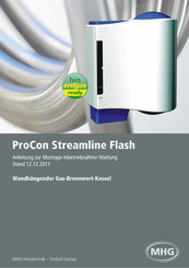 MHG ProCon Streamline Flash Anleitung Zur Montage - Inbetriebnahme - Wartung