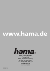 Hama 00049220 Installationsanleitung