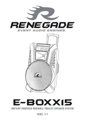 Renegade E-BOXX15 Bedienungsanleitung