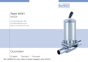 Burkert 2031 Kurzanleitung