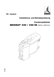 Beko BM33U Installation Und Betriebsanleitung