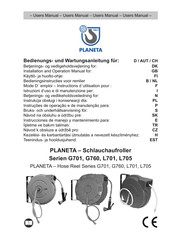 Planeta G701 Serie Bedienungs- Und Wartungsanleitung