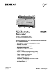 Siemens DESIGO RXC series Handbuch