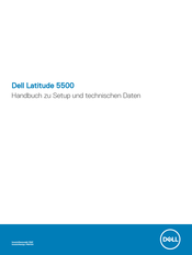 Dell Latitude 5500 Einrichtungshandbuch